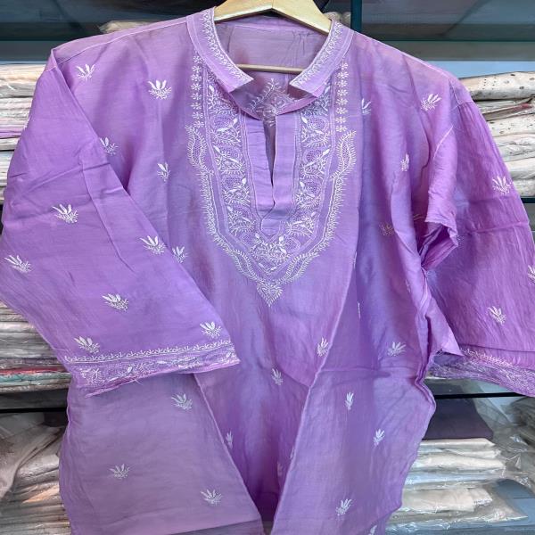 Men's Chanderi Silk Kurta