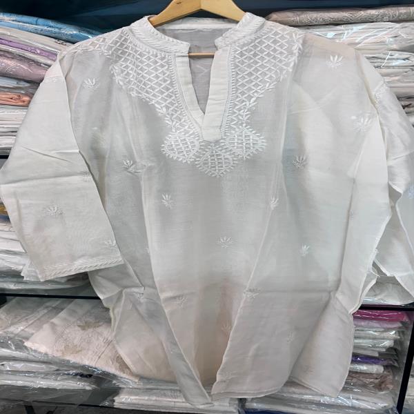 Men's Chanderi Silk Kurta